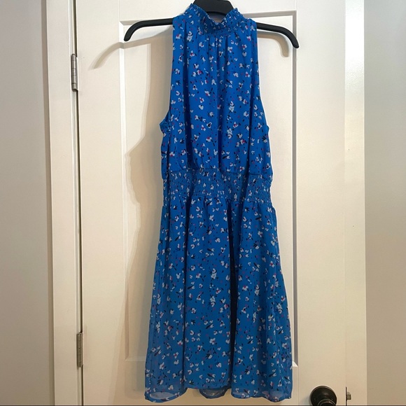 A New Day Women's Floral Print Sleeveless Halter Neck Dress - Picture 3 of 9